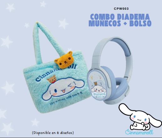 Combo Diadema Muñeco + Bolso